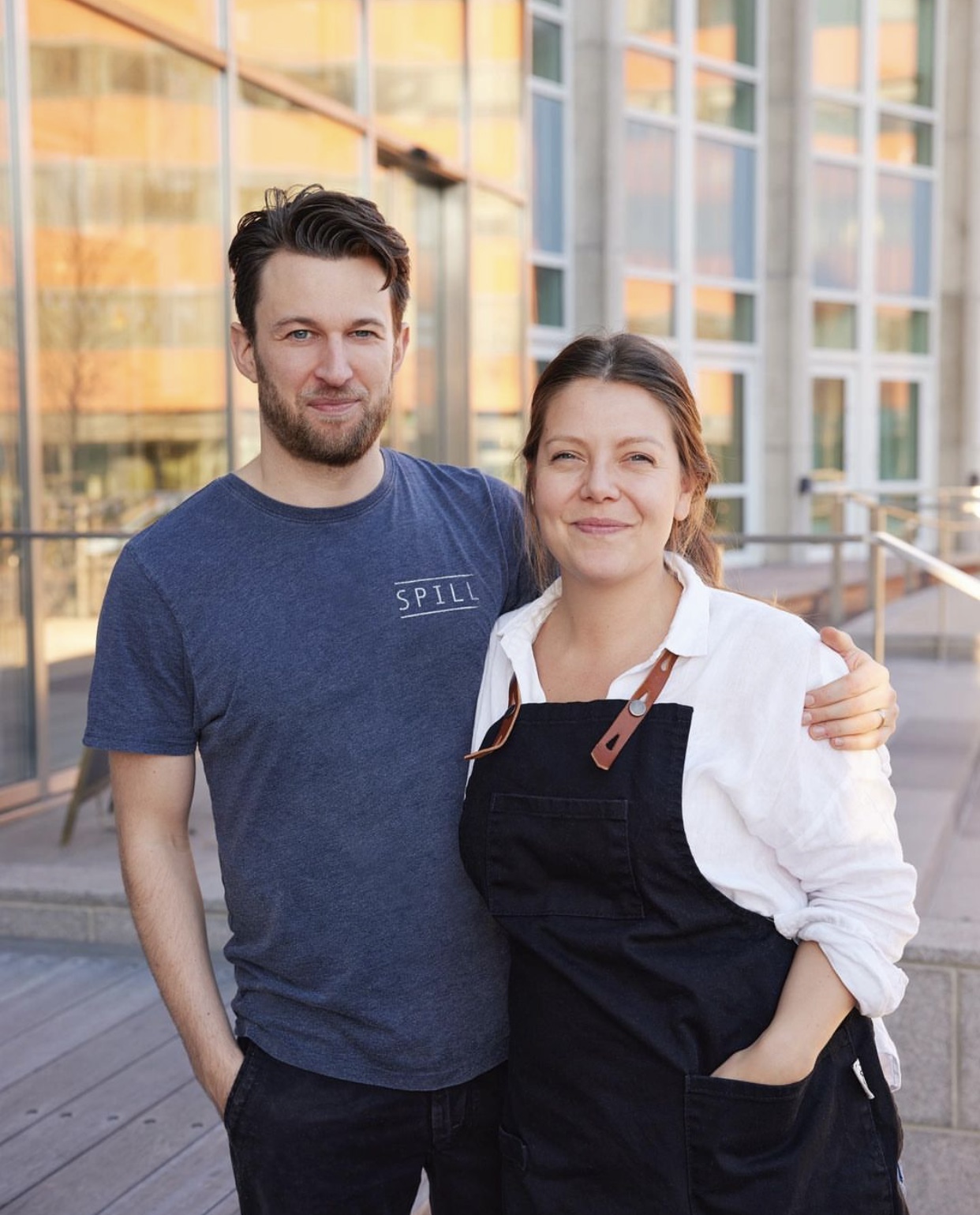 Erik och Ellinor driver tillsammans frågan om matsvinnet.